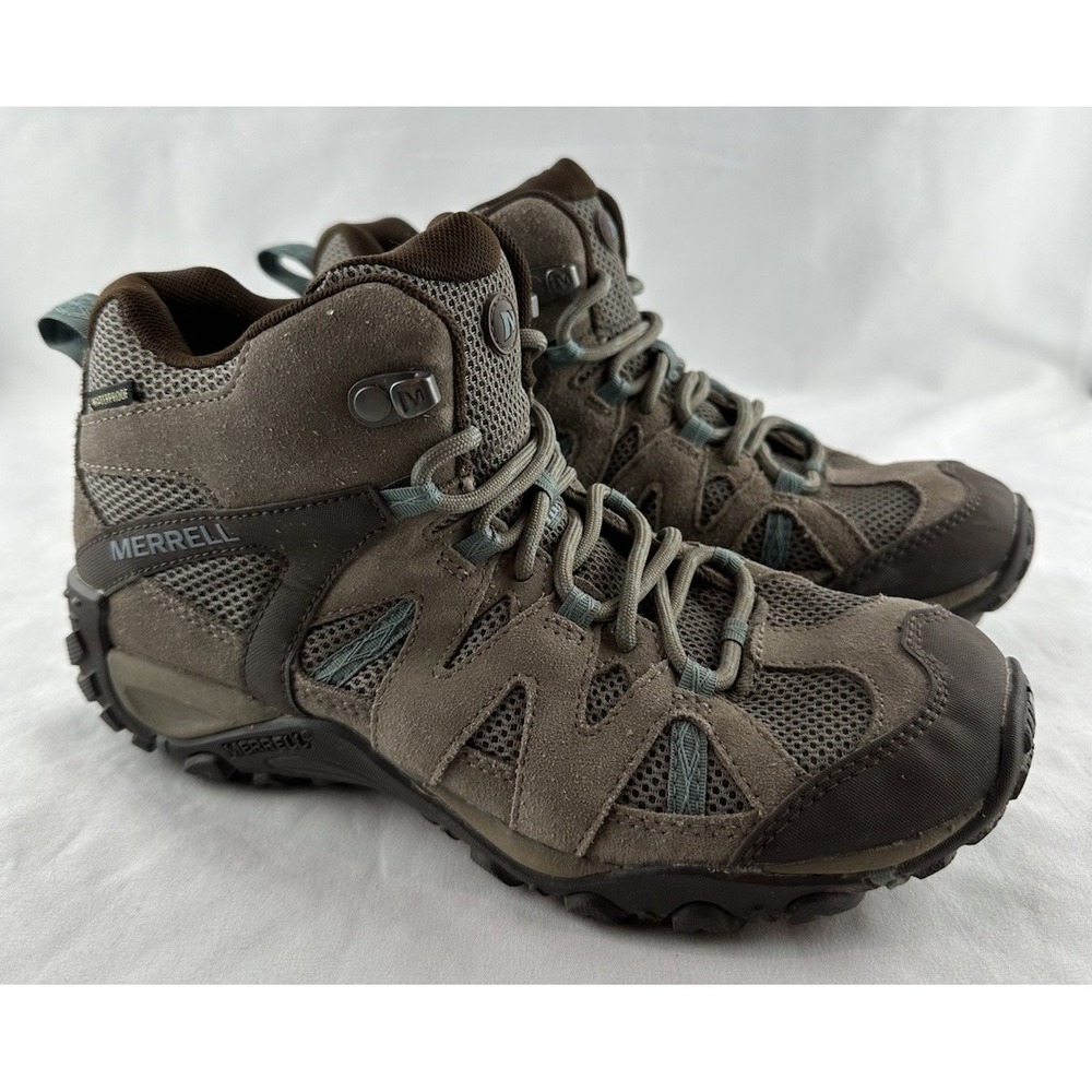Merrell Women 7 Deverta 2 Mid Ventilated‎ Waterproof Hiking Boots Falcon Trooper